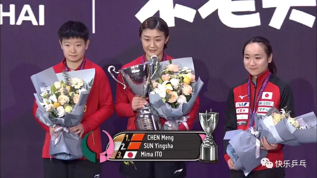 乒聯(lián)女子世界杯陳夢(mèng)4-1橫掃德國華裔韓瑩